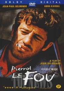 Pierrot le fou (1965) Jean Paul Belmondo DVD Sealed  