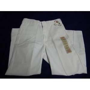   Boys 12 Flat Front Pant [School Uniform Pants] with Reinforced Knees