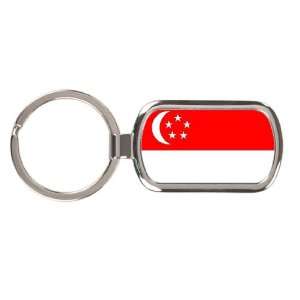  Singapore Flag Keychain