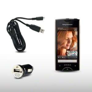  SONY ERICSSON XPERIA RAY USB MINI CAR CHARGER WITH MICRO 