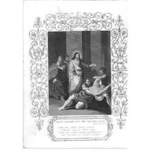   Unclean Spirit 1851 Prijesus Castying Out Unclean Spirit 1851 Print