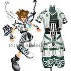 Kingdom Hearts 2 Sora anti silver outfit cosplay costume