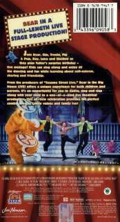 Bear In the Big Blue House   Live! (2003, VHS) Children 043396090583 