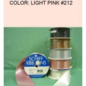  50yds DOUBLE FACE SATIN RIBBON Light Pink #212 1/4~USA 