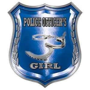  Law Enforcement Police Shield Badge Police Officers Girl 