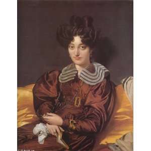   Ingres   24 x 32 inches   Madame Marie Marcotte