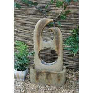  Ishi Fountain w/ Pump by Alfresco Home   Hand Applied 