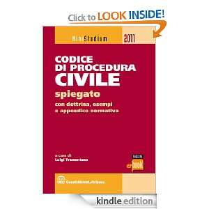 Codice di procedura civile spiegato (Tribuna studium) (Italian Edition 