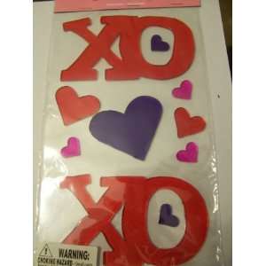  Valentine Window Gel Cling ~ XOXO Toys & Games