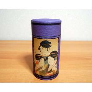  Ukiyoe Folk Story Tea Canister (Edo Beauty)