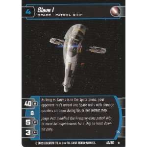   Wars Attack of the Clones TCG Rare Card  Slave 1 #46 Toys & Games