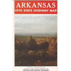    1970 Arkansas State Highway Map (Fold out Map) 