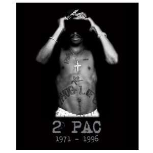  2PAC TUPAC THUG LIFE QUEEN SIZE SOFT MINK BLANKET: Home 