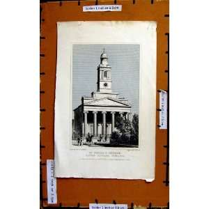  1827 St. Peters Church Eaton Square Pimlico England