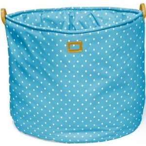   Mastello Storage Basket Sky Blue with Polka dots