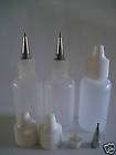 Set of 3 Henna Mehndi Applicator Bottles with 3 tips