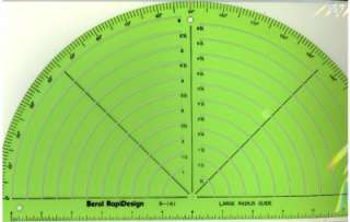 Berol Rapidesign Template   Large Radius Guide   R 141  