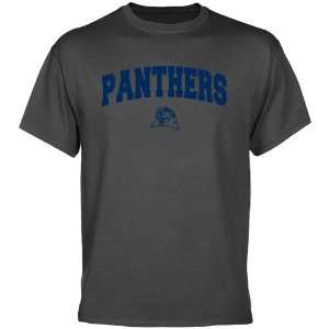 NCAA Pitt Panthers Charcoal Logo Arch T shirt 