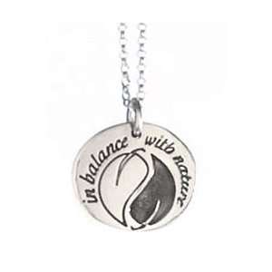 : Far Fetched In Balance with Nature Sterling Silver Necklace: Far 