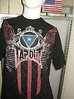 Mens UFC Tapout Ultimate Fighting Championship T Shirt Size Large TAP 
