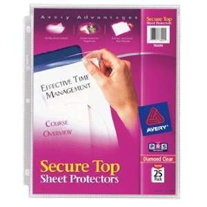 Avery Secure Top Load Sheet Protectors