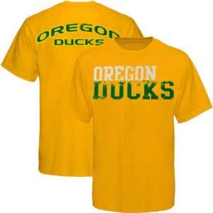 My U Oregon Ducks Yellow Literality Vault T shirt Sports 