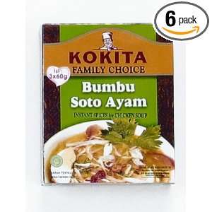 Kokita Soto Ayam Mix, 6.3000 Ounce (Pack of 6):  Grocery 