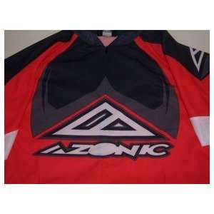  Azonic Red and black racing jersey XXL