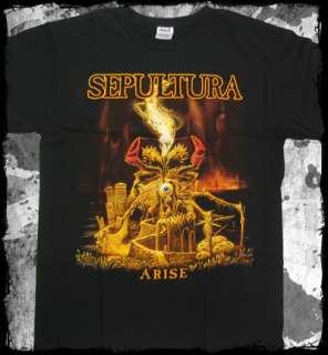 Sepultura   Arise official t shirt   death thrash metal  