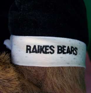   Raikes HUGE 32 Raikes Bear Tyrone #5461 wood & plush bear  