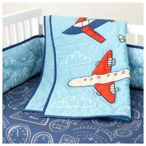    Baby Crib Bedding Baby Airplane Themed Crib Bedding Set Baby