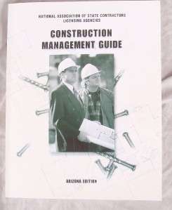 Construction Management Guide Arizona Ed Natl Assn of State Contractor 