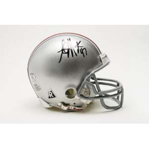  A.J. Hawk Signed Ohio State Mini Helmet   Autographed 
