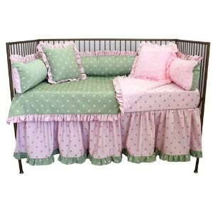 Bubble Gum Girls Crib Bedding Set: Baby