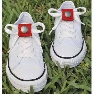  Snap n Step Shoe Lace Locks (Multiple Styles/Colors) (Red 