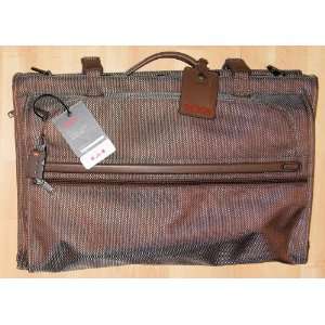  Tummi Bronze Tri fold Carry on Garment Bag Office 