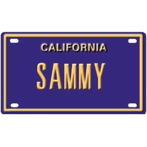  Sammy Mini Personalized California License Plate 