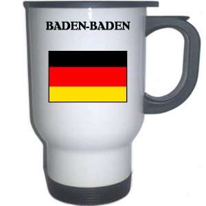 Germany   BADEN BADEN White Stainless Steel Mug