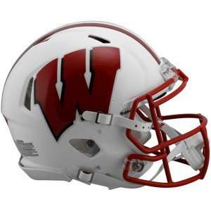  Wisconsin Badgers Revolution Speed Pro Line Helmet: Sports 