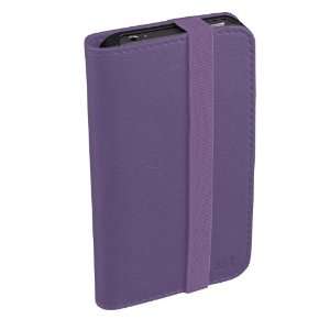  HEX HX1050 Code Leather Wallet Case for iPhone 4   Purple 