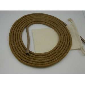  3/8 16 Ft. Tan Jump Rope with Cotton Draw String Bag 