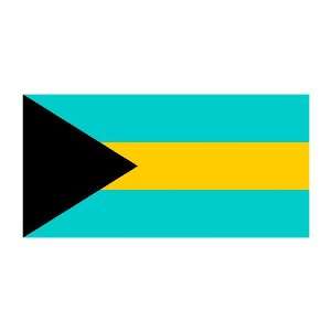  Bahamas 12 x 18 Nylon Flag Patio, Lawn & Garden