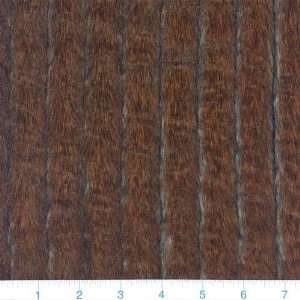  1 YD Faux Fur Fabric Corded Mink Cocoa By The Each: Arts 