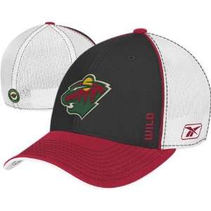  Minnesota Wild Structured Soft Mesh Flex Hat: Sports 