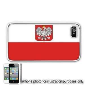  Poland Polish Polska Flag Apple Iphone 4 4s Case Cover 