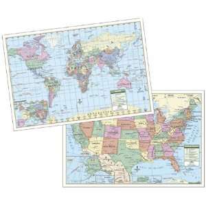  Kappa Map Group/Universal Maps Us & World Wall Maps 