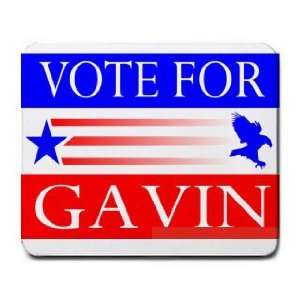  VOTE FOR GAVIN Mousepad