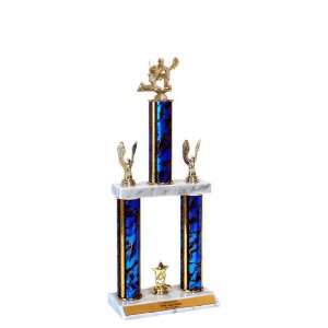 Goalie Trophies Quick Ship Goalie Trophies   Two Tier  