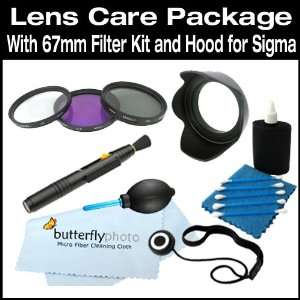   kit and Lens Hood + Care Package For Sigma Lenses