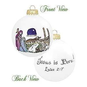  Jesus Born Masterpiece Collection Heart Gifts Ornament 
